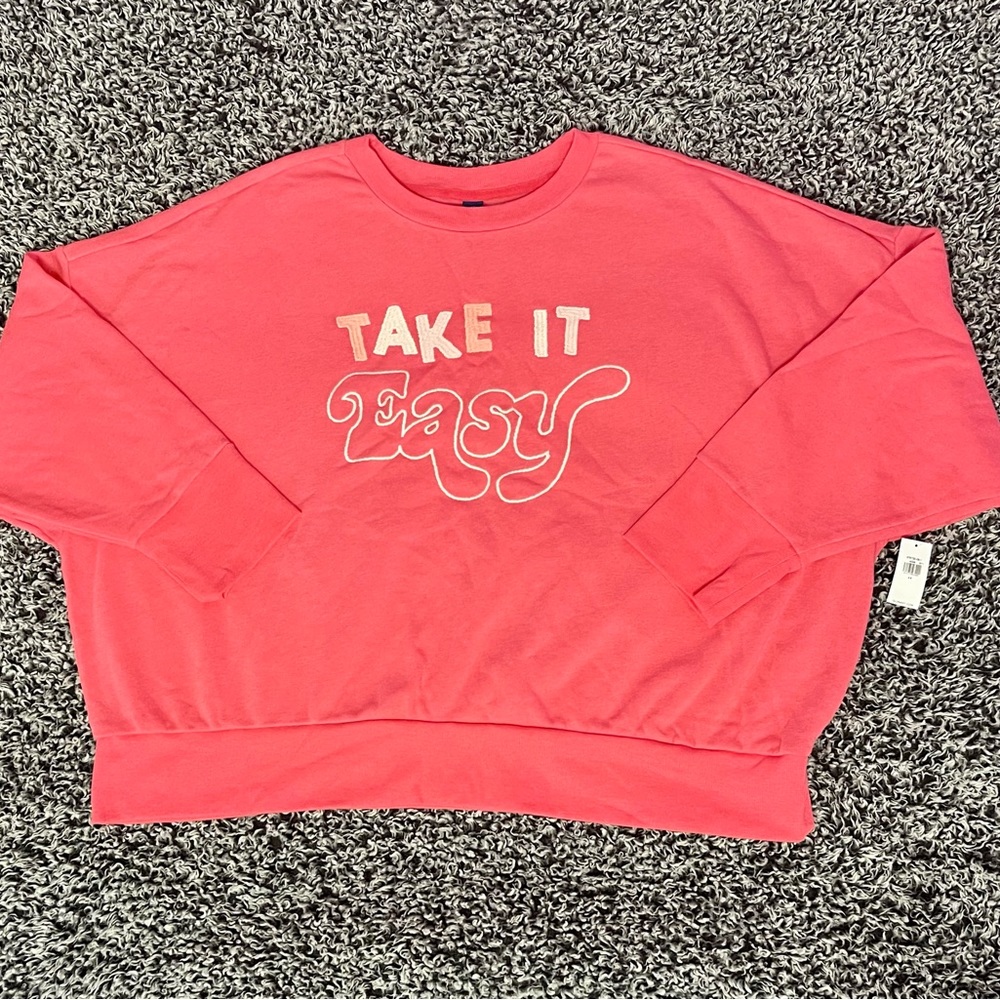 NWOT Plus Size 4x Old Navy Crewneck Sweatshirt